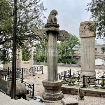 卢沟桥-康熙察永定河碑-人文古迹-妙门养生体验网